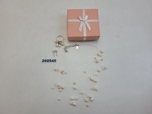 Schmuck set kette ohrenstecker - schmuck-set,