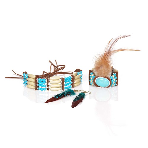Indianer schmuck set damen - schmuck,