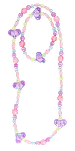 Kette armband set herz kinder - set,