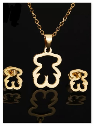 Schmuck set edelstahl gold - edelstahl,