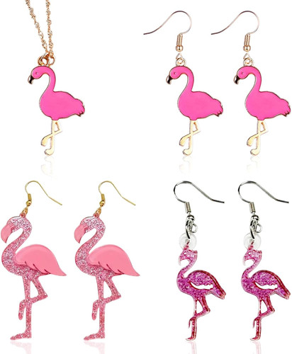 Flamingo schmuck set stück - set,
