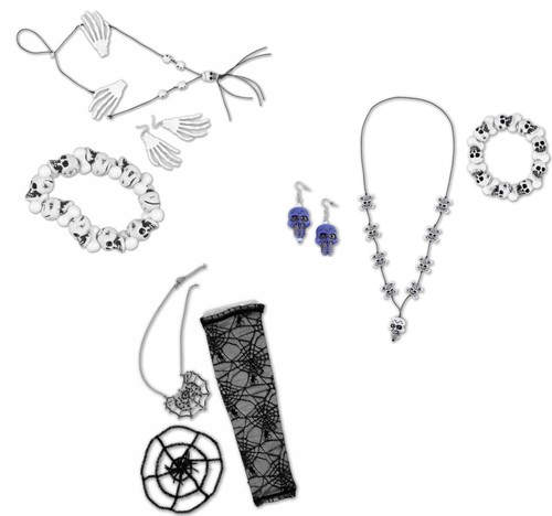 Schmuck set spinnennetz - schmuck-set,