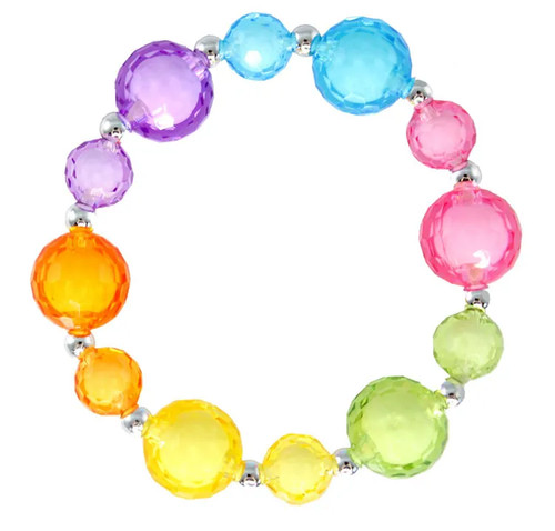 Regenbogen perlen armband - perlen,