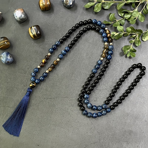 108 mala kette tigerauge achat - 108,