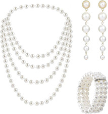 Perlen Schmuck Set Damen