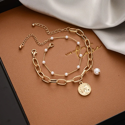 Armband damen goldfarben - armband,