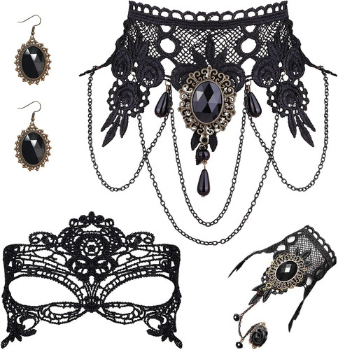 Gothic schmuckset halskette - schmuckset,