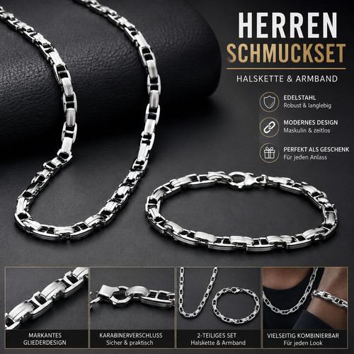 Herren schmuckset aus - schmuckset,