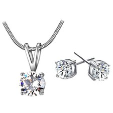 925 Silber Schmuck Set Damen