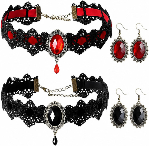 Set vampir schmuck choker - set,