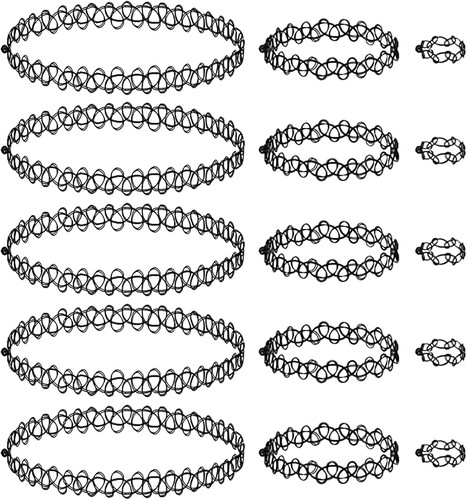 3er set ketten - set, armband